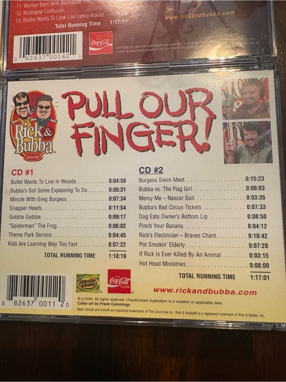 Rick & Bubba CD 2 Disc Bundle of 5 (10 CDs total) - Picture 7 of 7